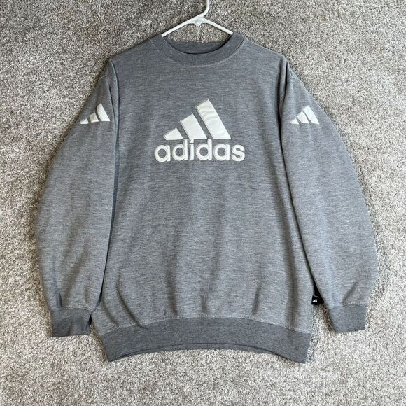 adidas Other - Vintage Adidas Sweatshirt Adult Large Gray Pullover Athletic Retro